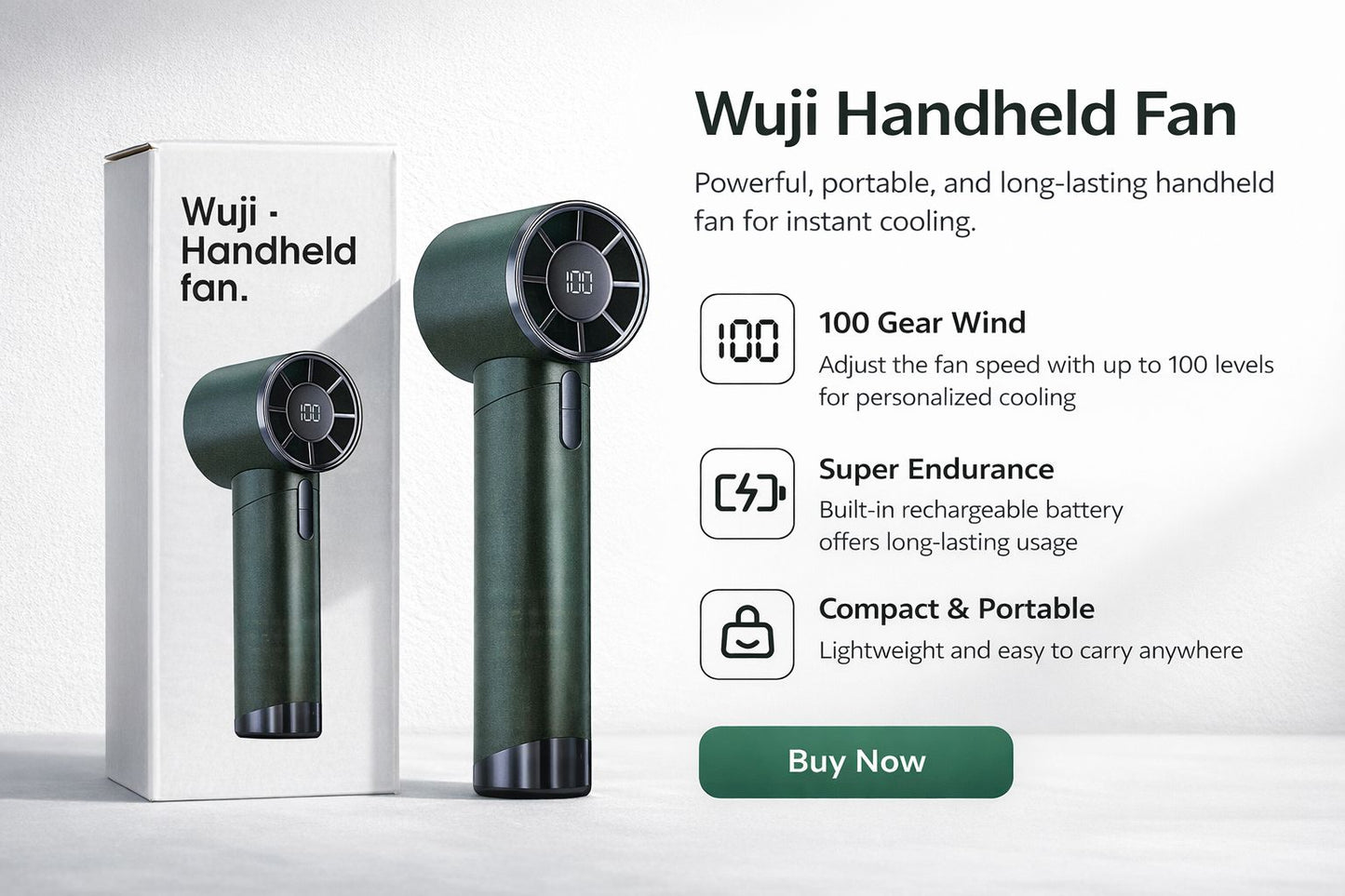 Wuji Handheld Fan