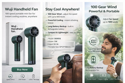 Wuji Handheld Fan