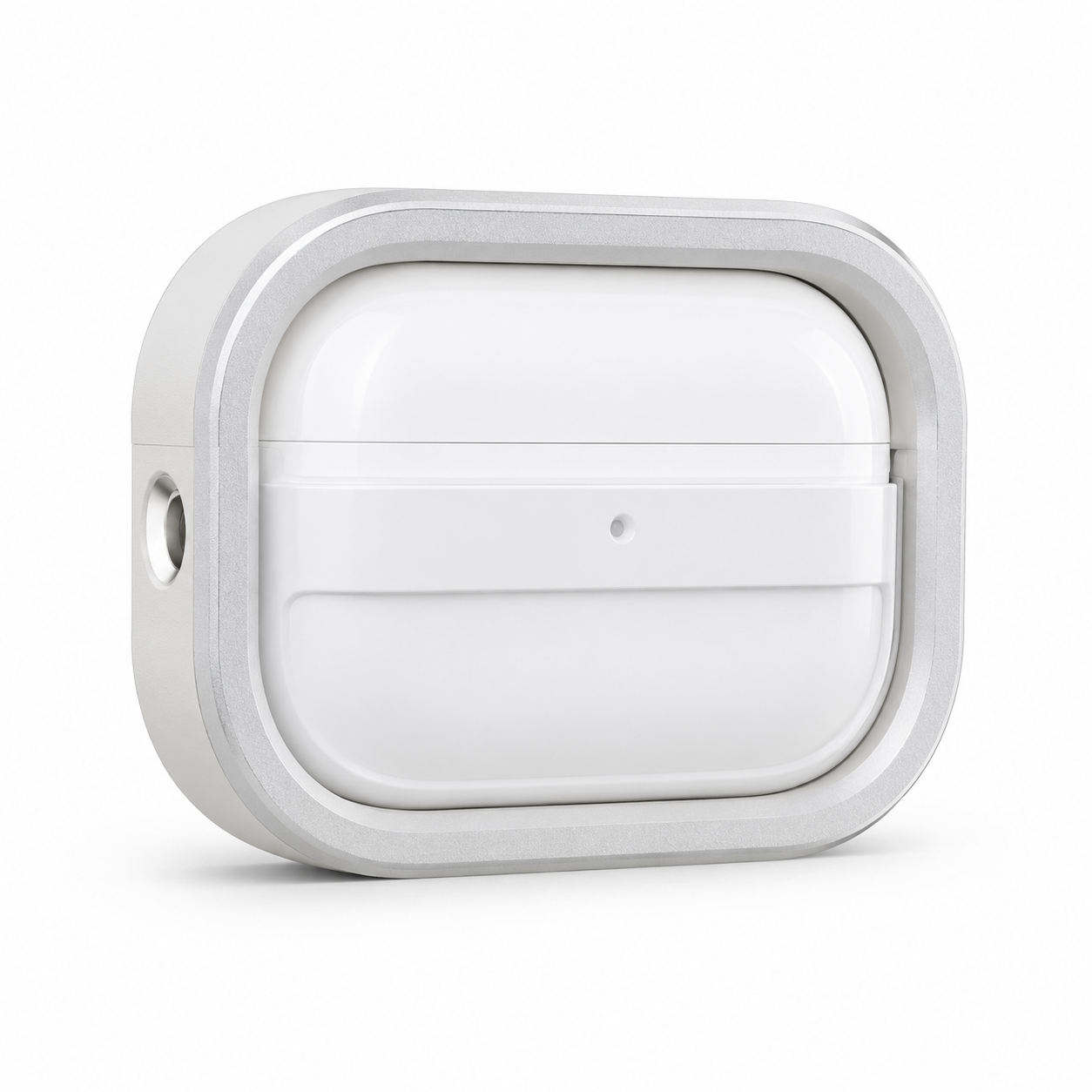 Protective Cover Case for AirPods Pro 3 – Premium White Shockproof Earbuds Case with Frame