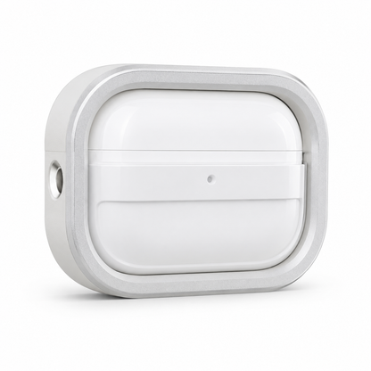 Protective Cover Case for AirPods Pro 3 – Premium White Shockproof Earbuds Case with Frame