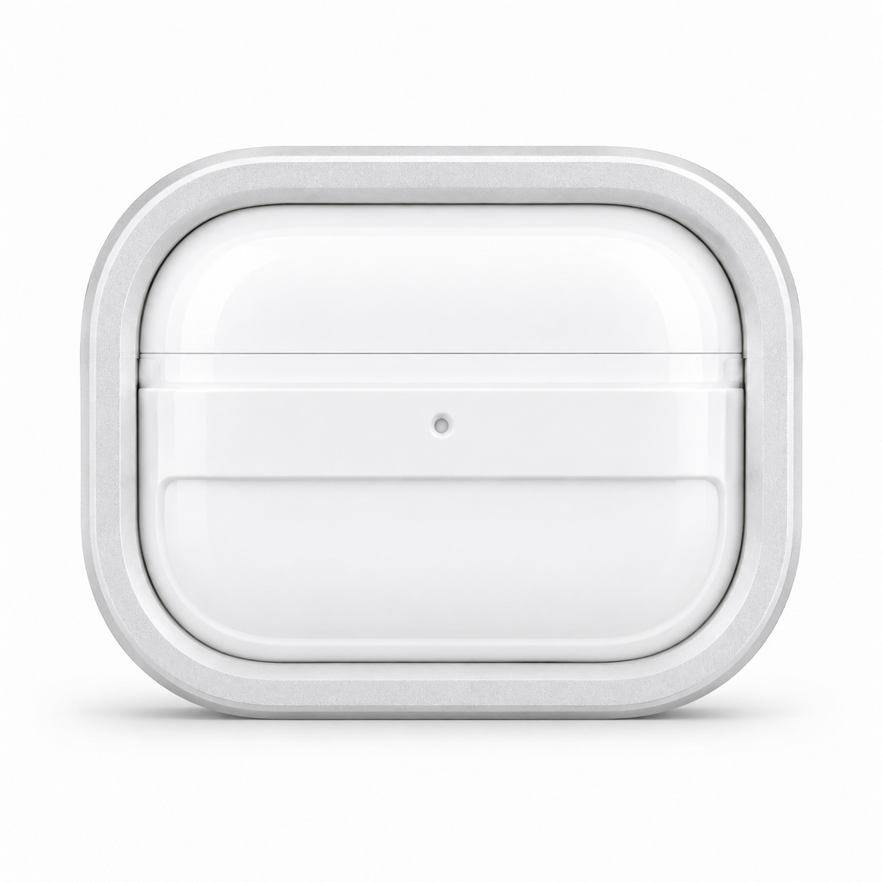 Protective Cover Case for AirPods Pro 3 – Premium White Shockproof Earbuds Case with Frame