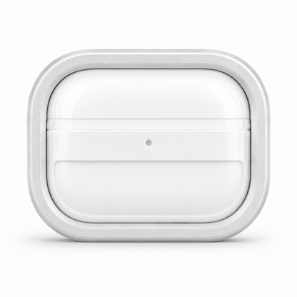 Protective Cover Case for AirPods Pro 3 – Premium White Shockproof Earbuds Case with Frame